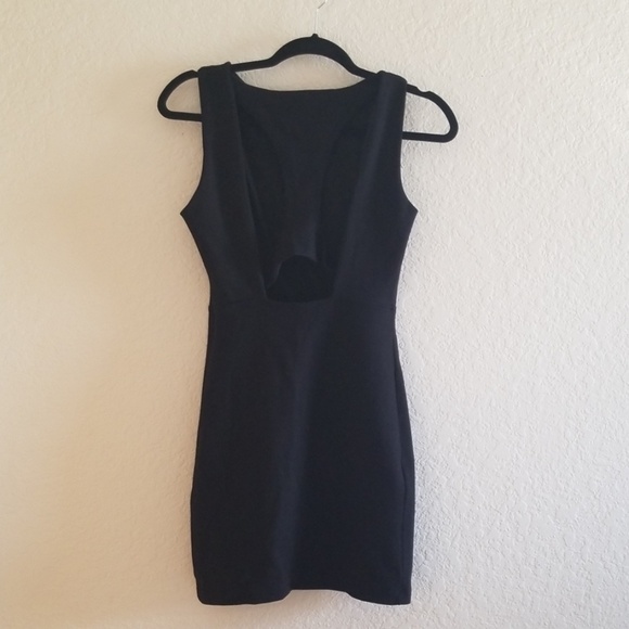 Zara Trafaluc Black Form Fitting Mini Dress - Picture 7 of 8
